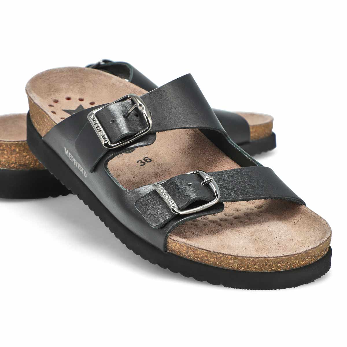 Women's Harmony Cork Footbed Sandal - Black