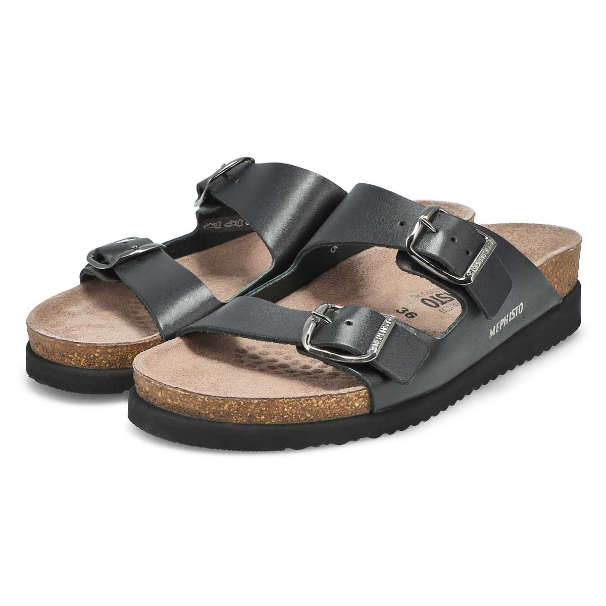 Women's Harmony Cork Footbed Sandal - Black