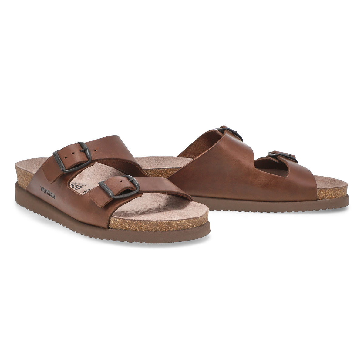 Women's Harmony Scratch Cork Footbed Sandal - Dark Brown