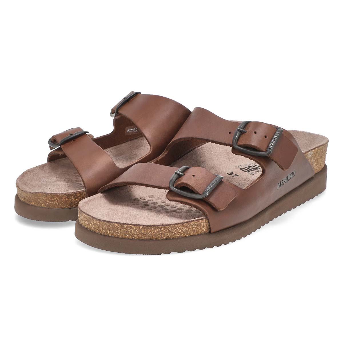 Women's Harmony Scratch Cork Footbed Sandal - Dark Brown