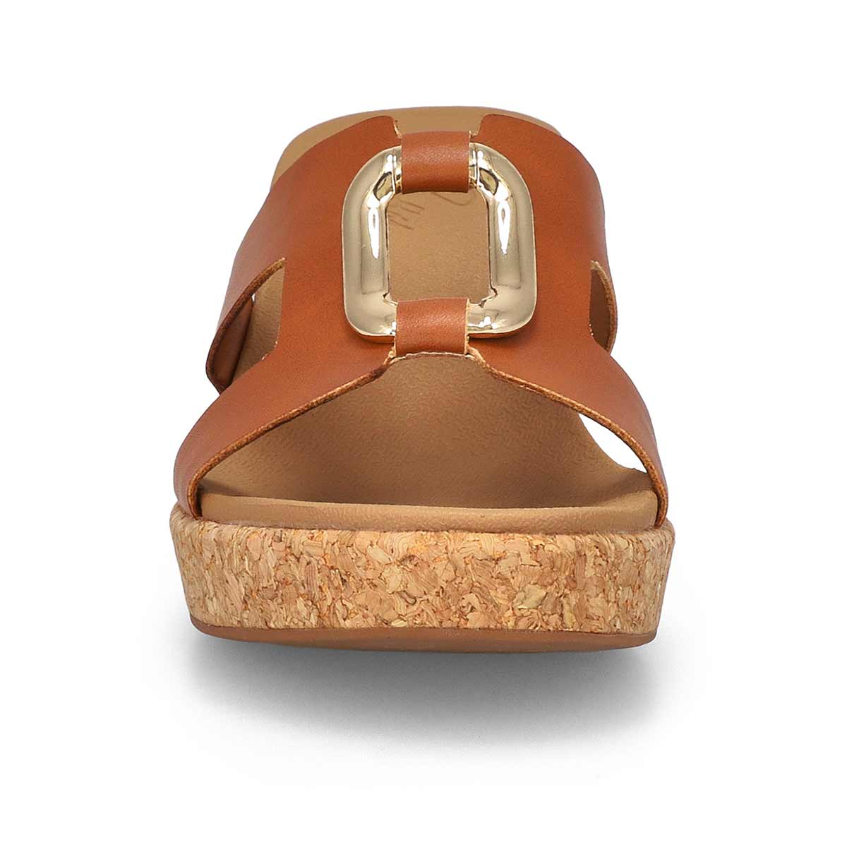 Sandale compensée HARPER 2, cognac, femmes