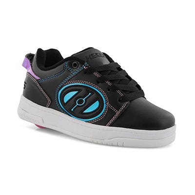 Espadrilles à roue VOYAGER noir/rose, filles