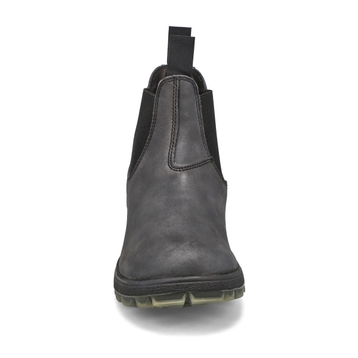 Men's  Heath Chelsea Boot - Black Crazy Horse