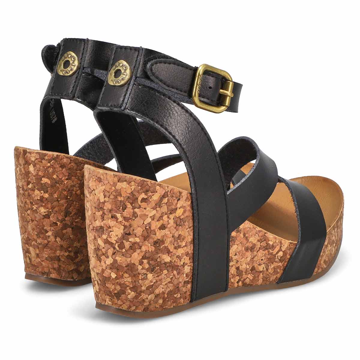 Women's Hecta Casual Wedge Sandal - Black