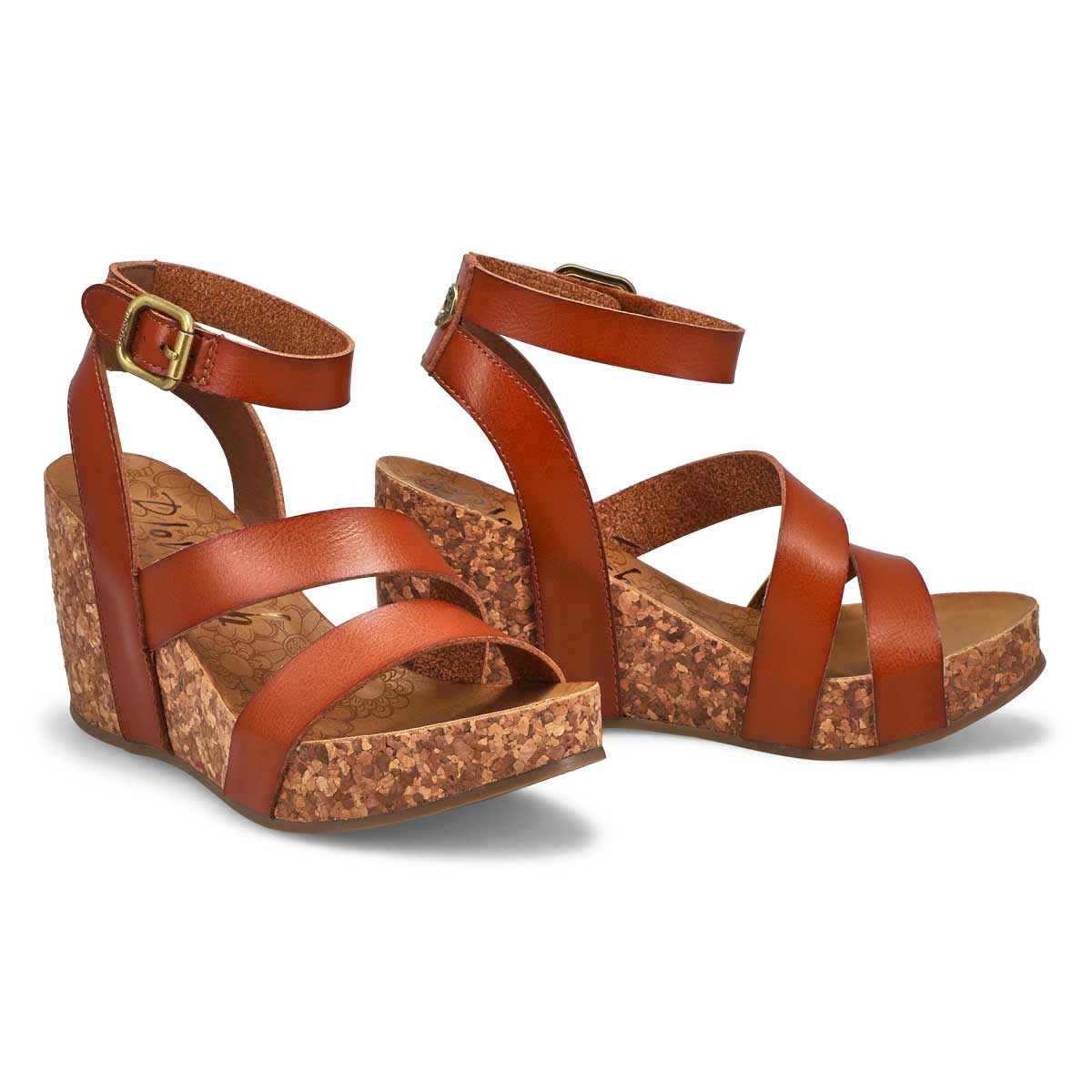 Women's Hecta Casual Wedge Sandal - Wood
