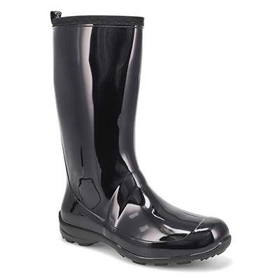 Lds Heidi Mid Rain Boot - Black