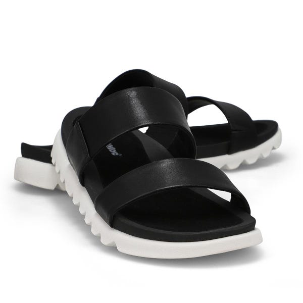 Women's Helaena 2 Strap Leather Sandal - Black