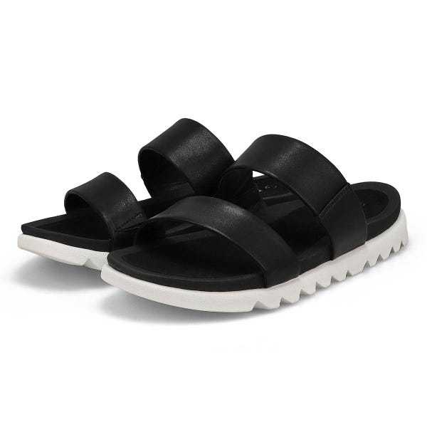 Women's Helaena 2 Strap Leather Sandal - Black