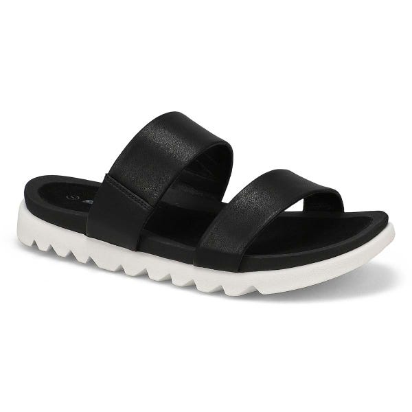 Women's Helaena 2 Strap Leather Sandal - Black