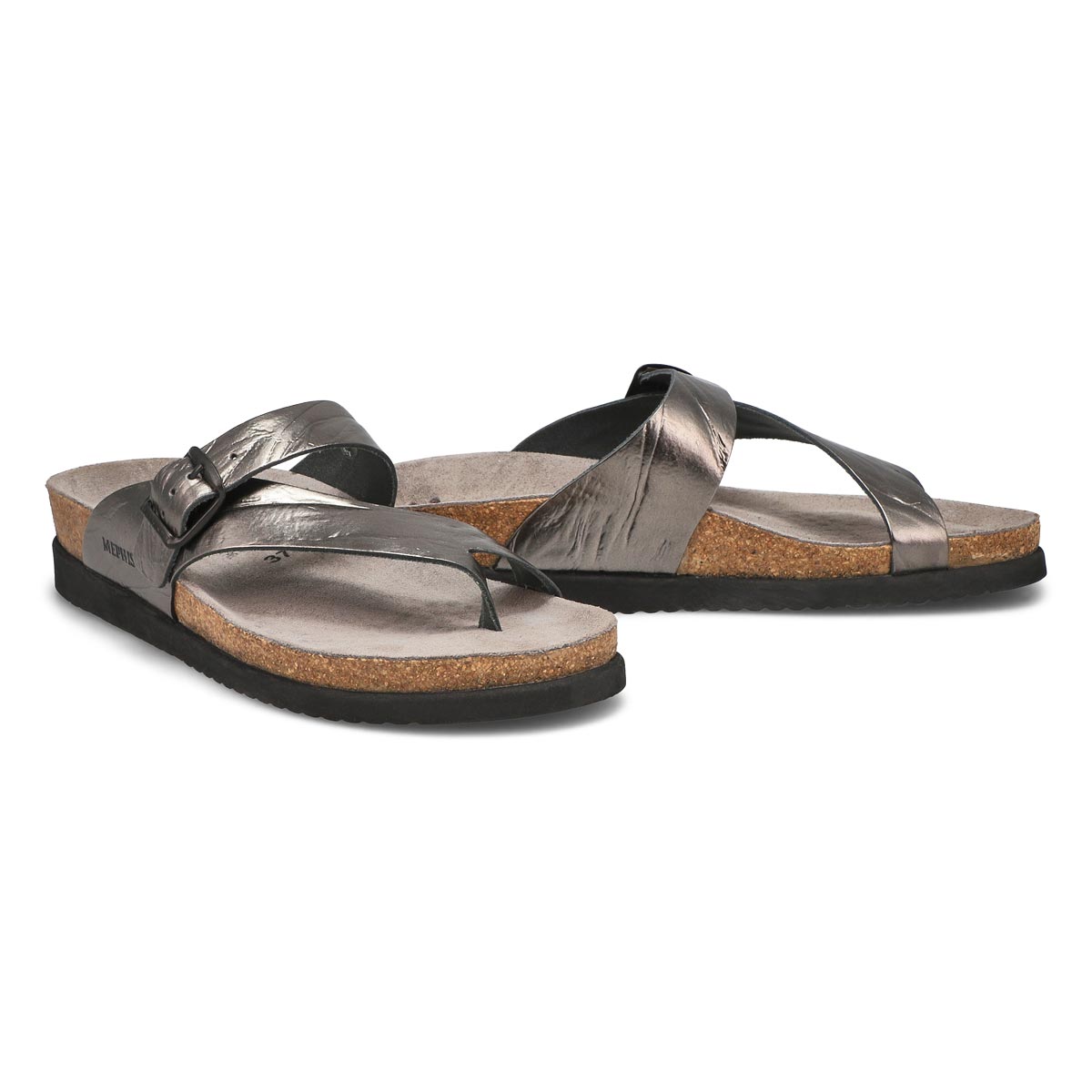 Women's Helen Footbed Toe Loop Sandal - Grey