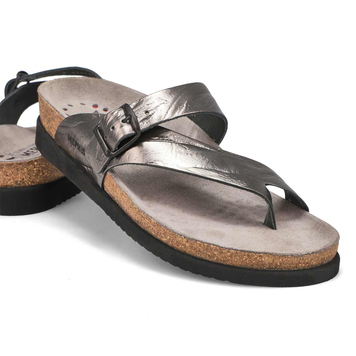 Women's Helen Footbed Toe Loop Sandal - Grey