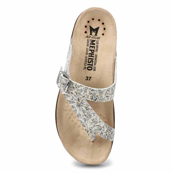 Sandale à passe-orteil et lit de pied HELEN, beige