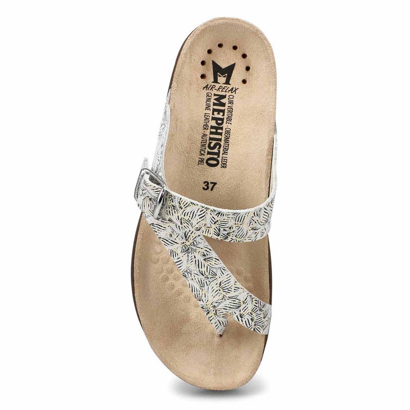 Sandale à passe-orteil et lit de pied HELEN, beige