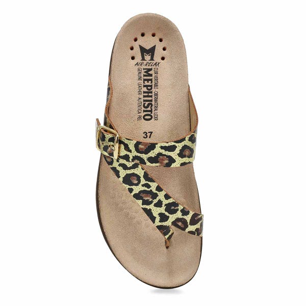 Sandale à passe-orteil et lit de pied HELEN, or, femmes