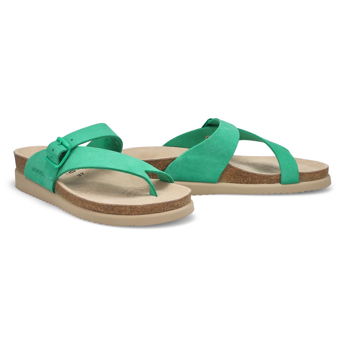 Women's Helen Footbed Toe Loop Sandal - Green