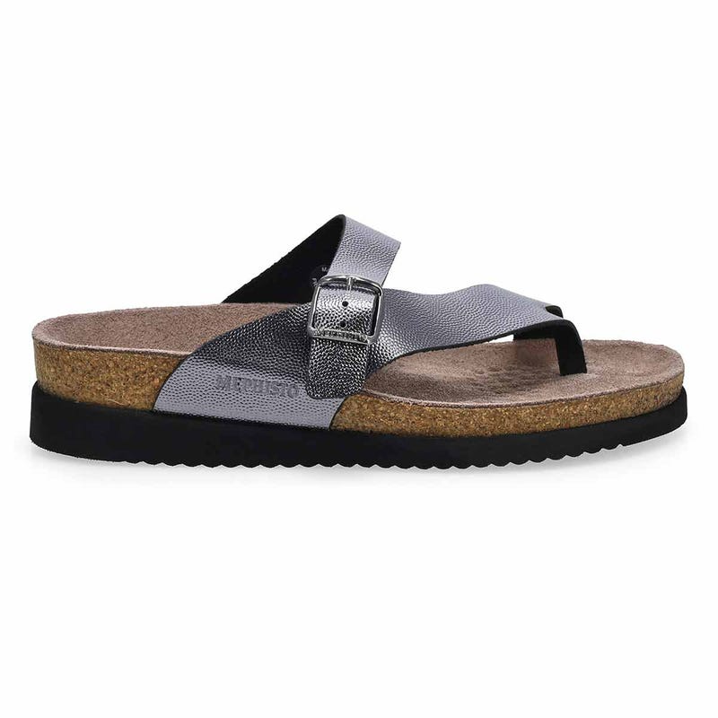 Women's Helen Footbed Toe Loop Sandal - Grey