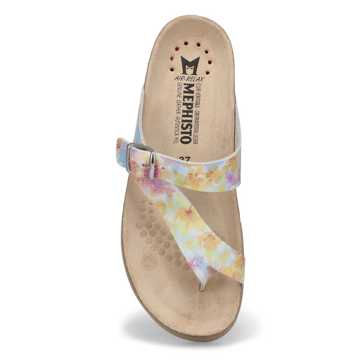 Women's Helen Footbed Toe Loop Sandal - Multi