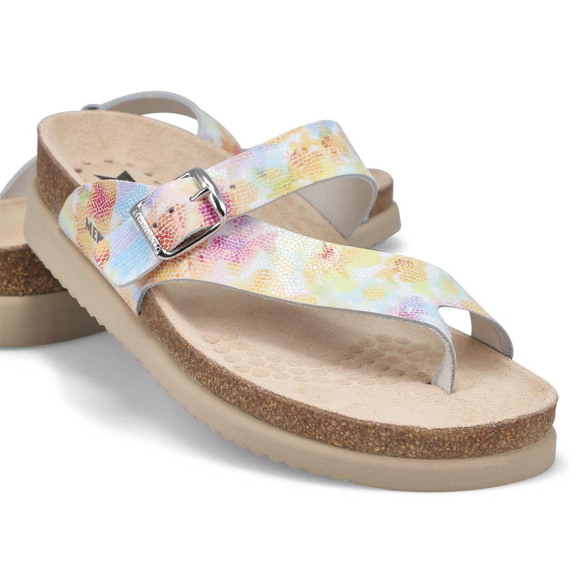 Women's Helen Footbed Toe Loop Sandal - Multi