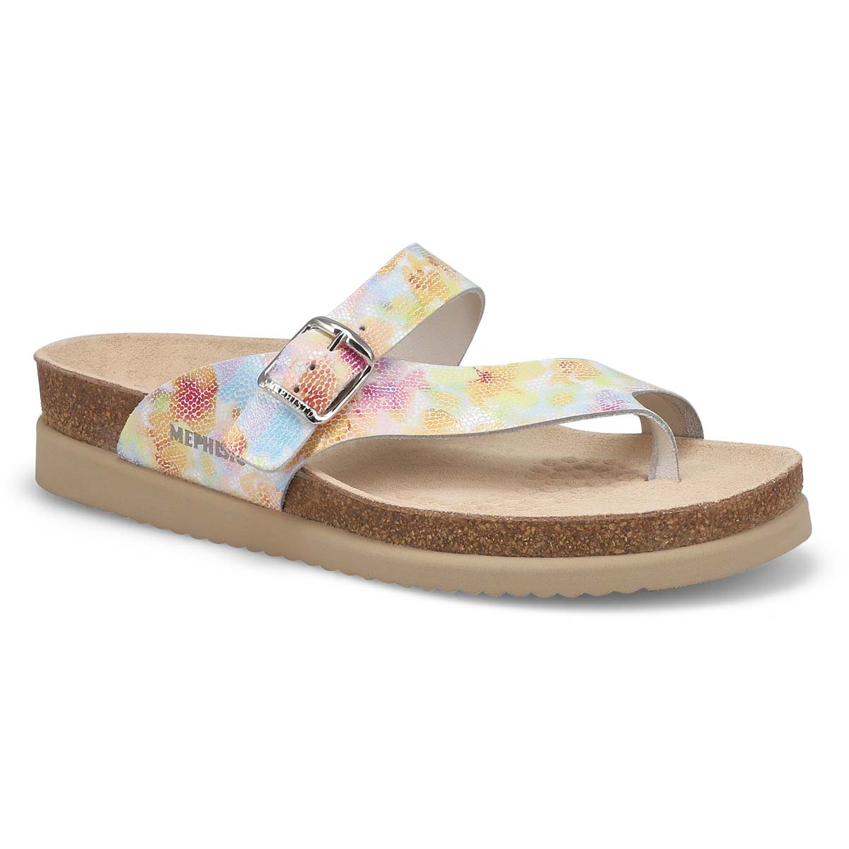 Women's Helen Footbed Toe Loop Sandal - Multi