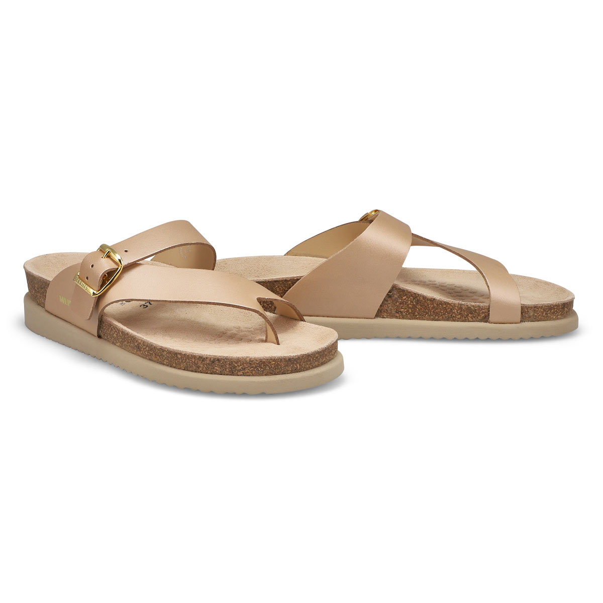 Women's Helen Footbed Toe Loop Sandal - Platinum