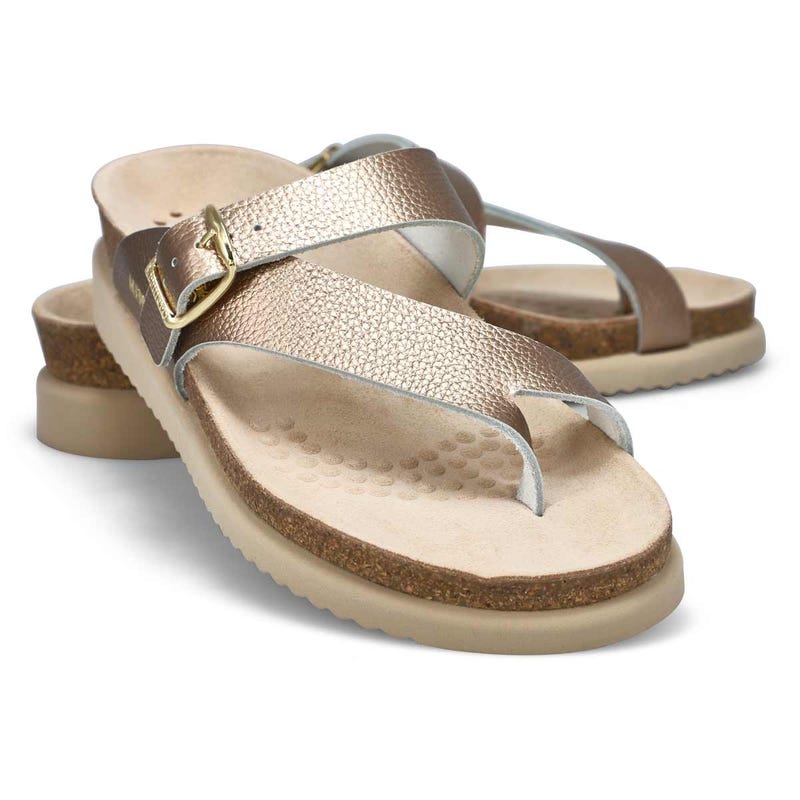 Women's  Helen Footbed Toe Loop Sandal - Platinum