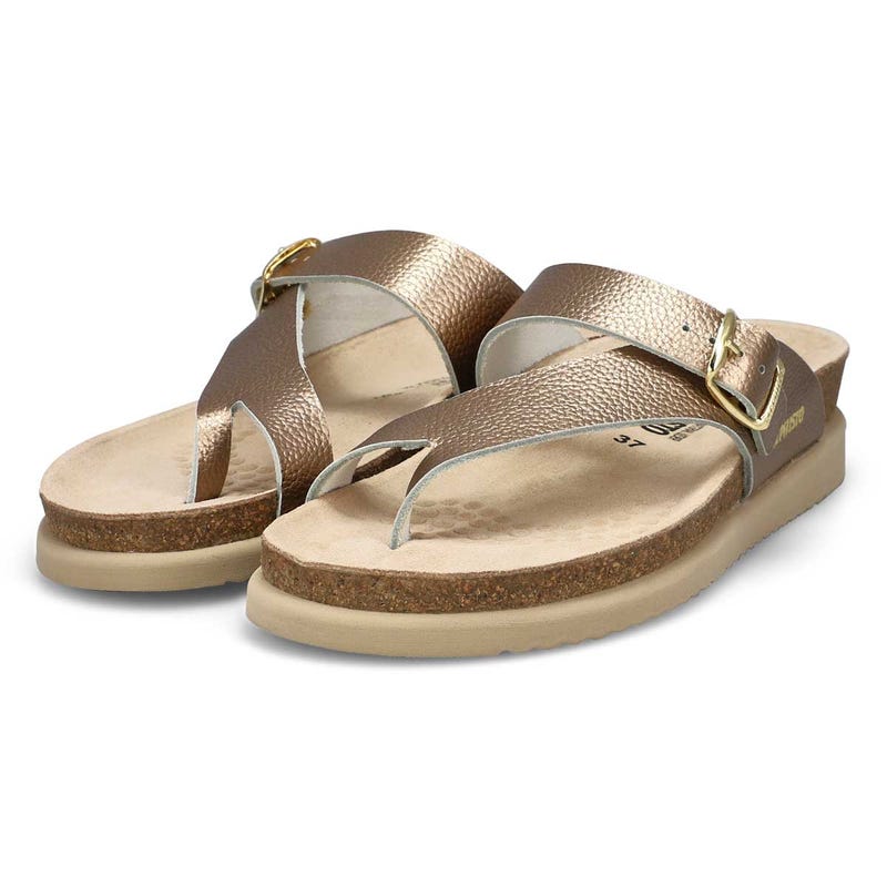 Women's  Helen Footbed Toe Loop Sandal - Platinum