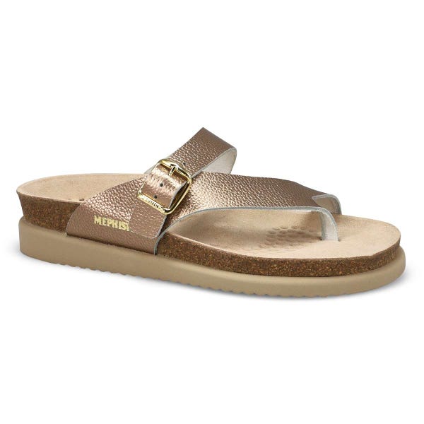 Women's  Helen Footbed Toe Loop Sandal - Platinum