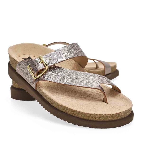 Women's  Helen Footbed Toe Loop Sandal - Platinum