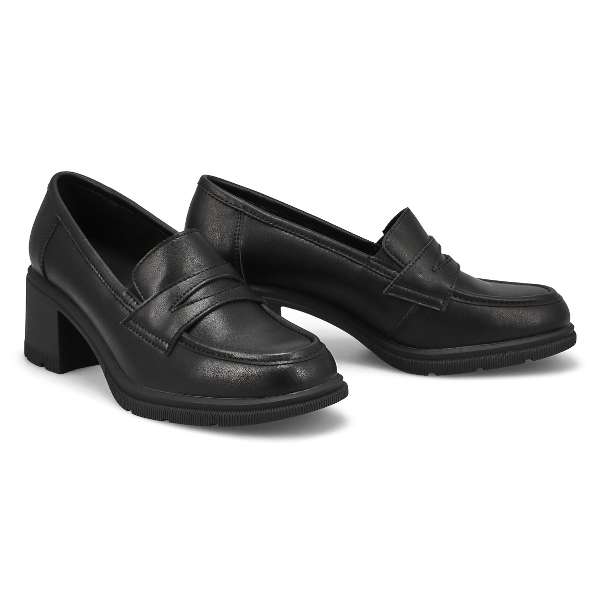 Leather penny loafer sales