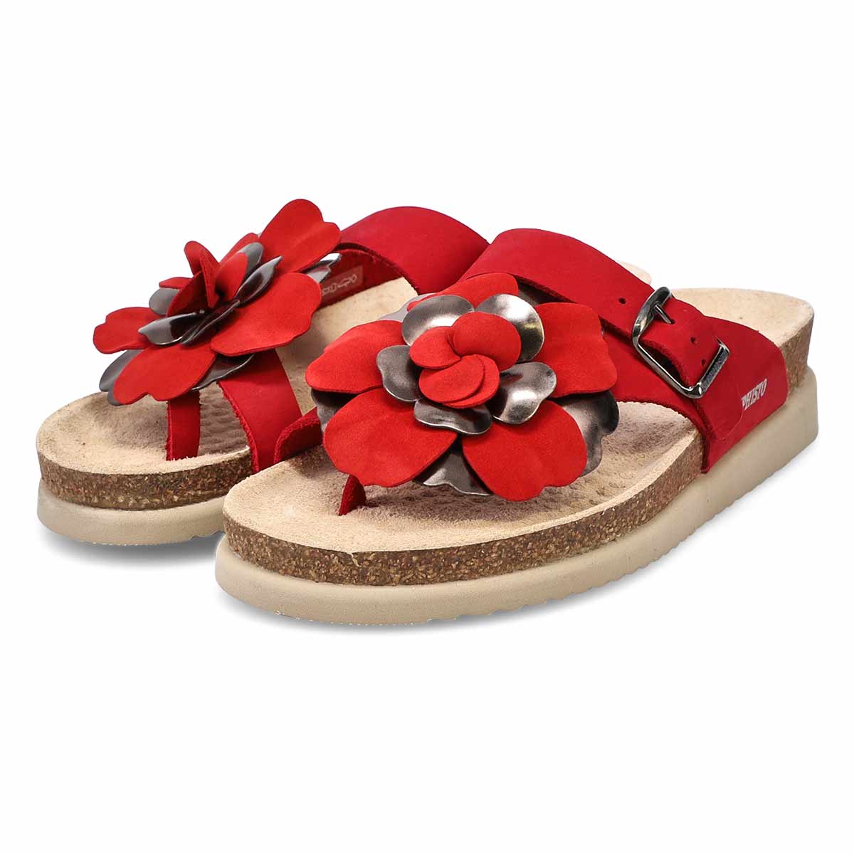 Women's Helen Flower Sandal - Red