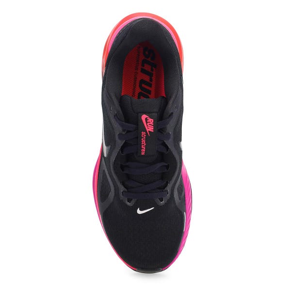 Women's Structure 26 Performance Sneaker - Black/Pink/Blue
