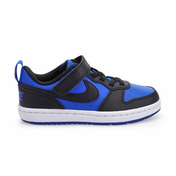 Boys'  Court Borough Low Recraft BPV Sneaker - Game Royal/Black/White
