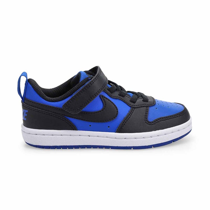 Boys'  Court Borough Low Recraft BPV Sneaker - Game Royal/Black/White