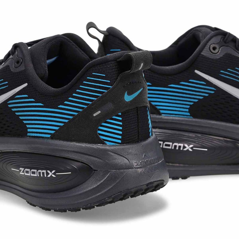 Men's Vomero 18 Performance Sneaker - Black/Silver/Light Blue/Anthracite