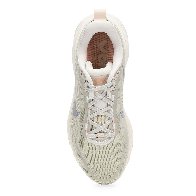 Espadrille de performance pour femmes Vomero 18 - Gris os clair/Argent/Orange arctique