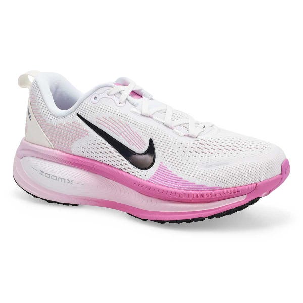 Women's Vomero 18 Performance Sneaker - White/Black/Bleached Lilac/Light Magenta