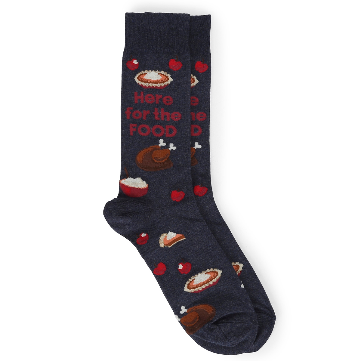 Men's Here For The Food Printed Socks