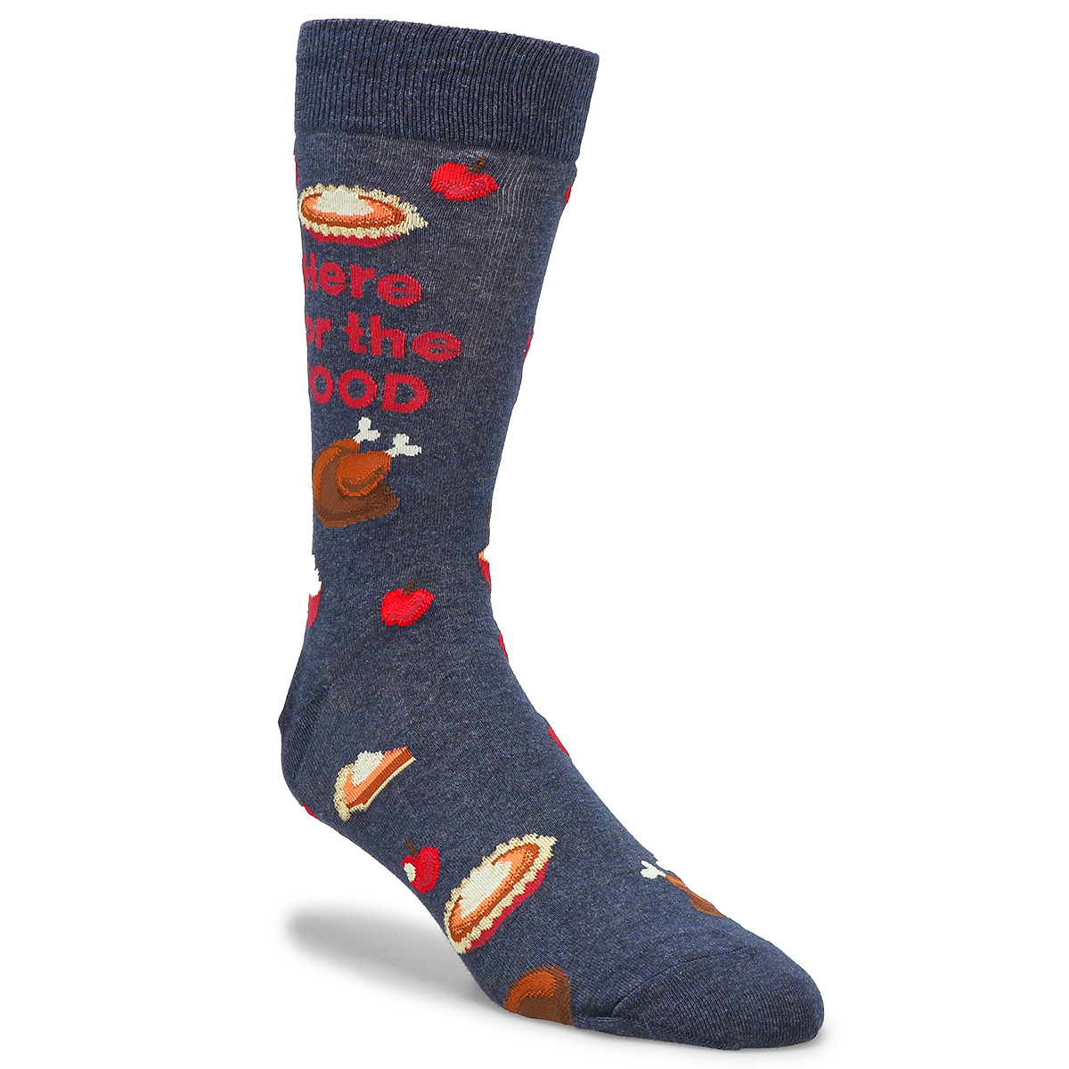 Men's Here For The Food Printed Socks