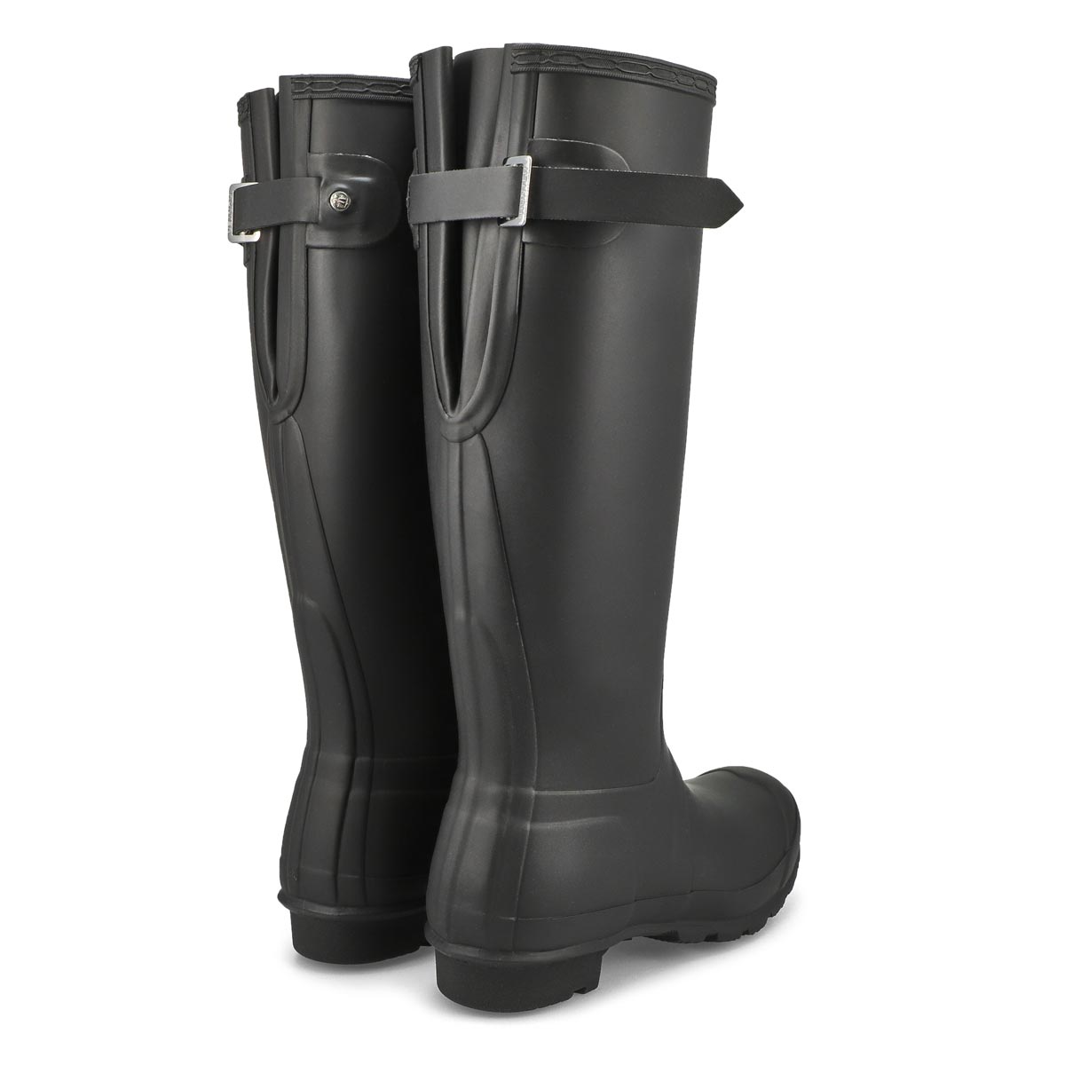 Women's Original Back Adjustable Tall Rain Boot - Black