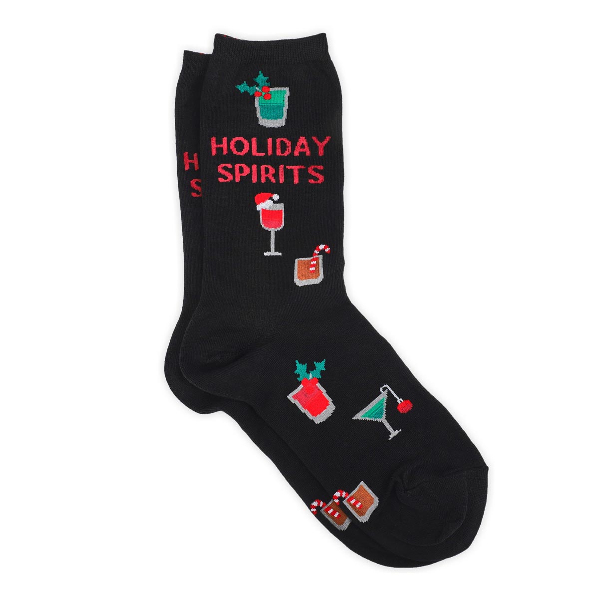 Women's Holiday Spirits Printed Sock