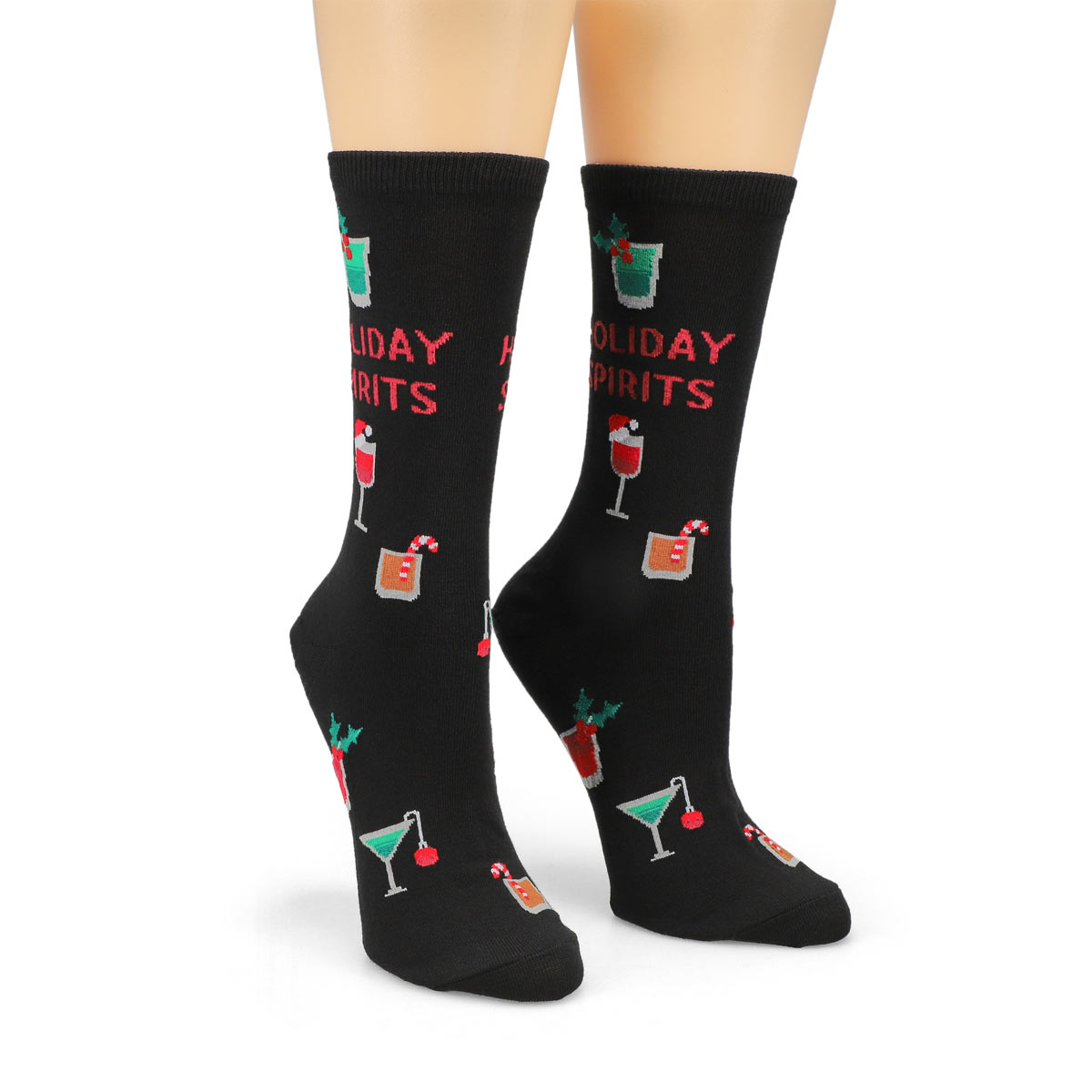 Women's Holiday Spirits Printed Sock