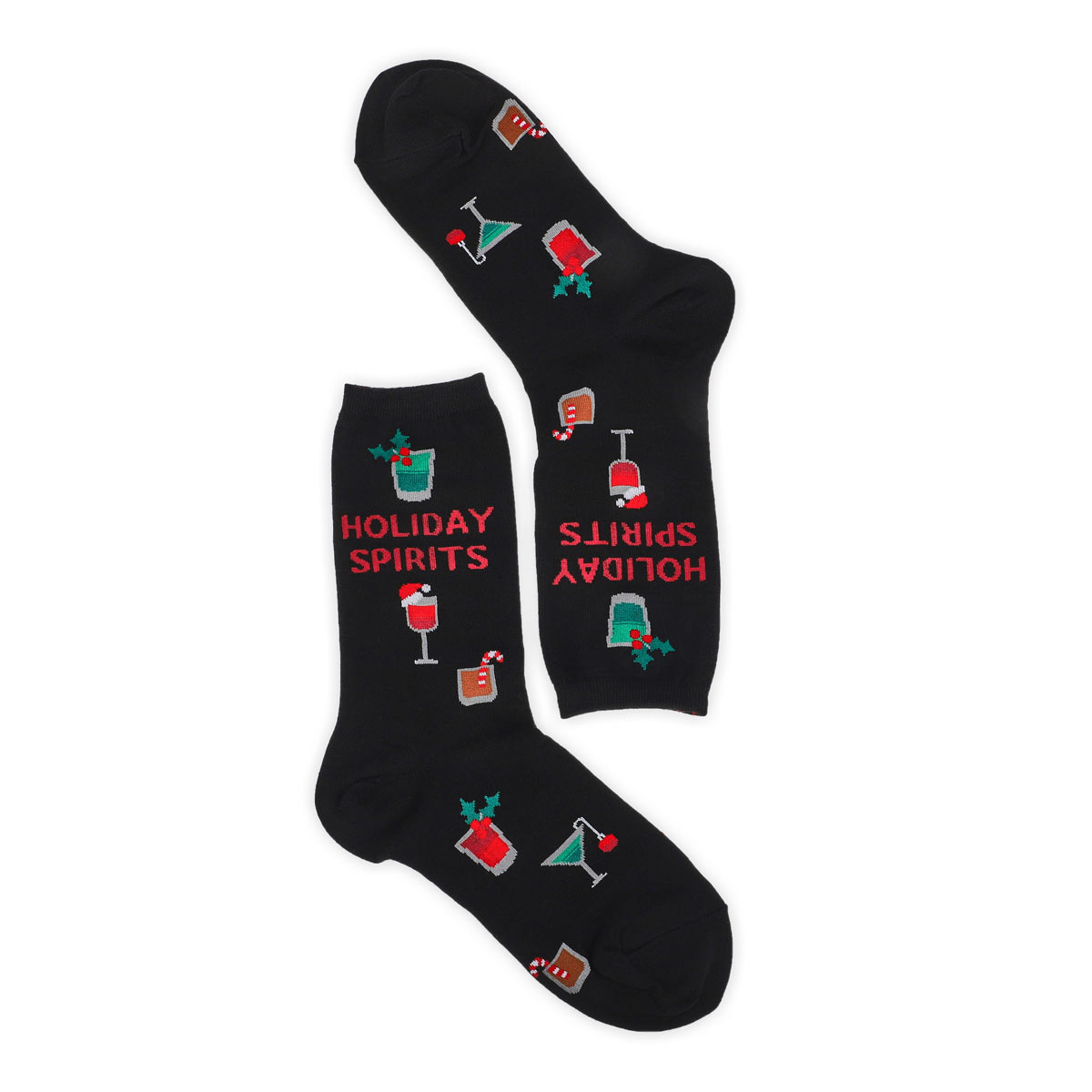 Women's Holiday Spirits Printed Sock