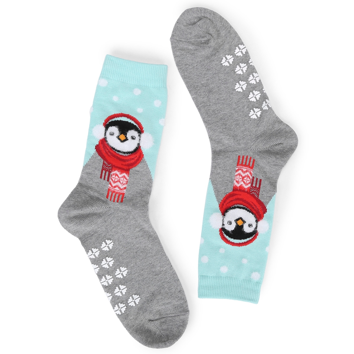 Women's Fuzzy Penguin Sock