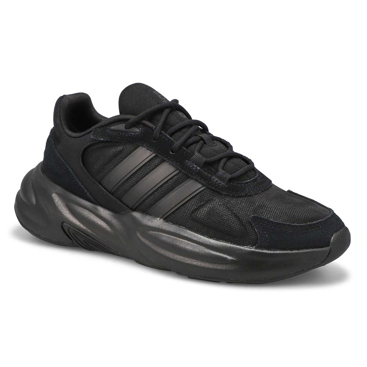 adidas Women's Ozelle Lace Up Sneaker - Black | SoftMoc.com