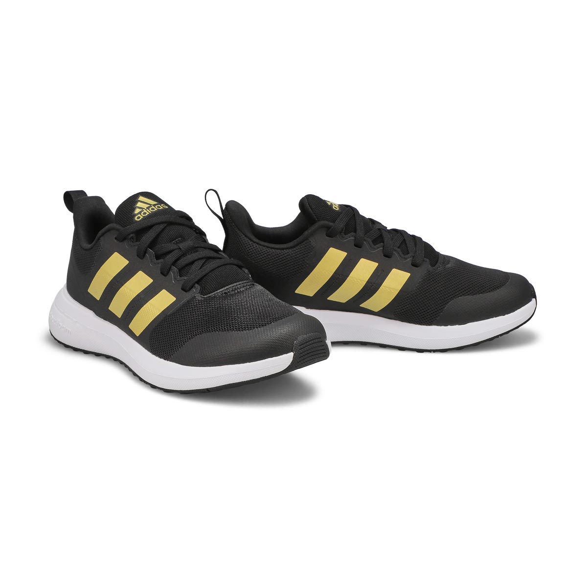 Kids' FortaRun 2.0 Sneaker - Black/Gold