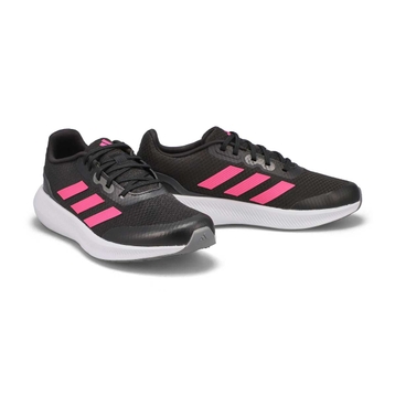 Girls' RunFalcon 3.0 K Sneaker - Black/Pink