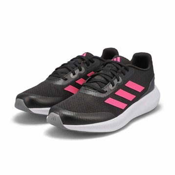 Girls' RunFalcon 3.0 K Sneaker - Black/Pink