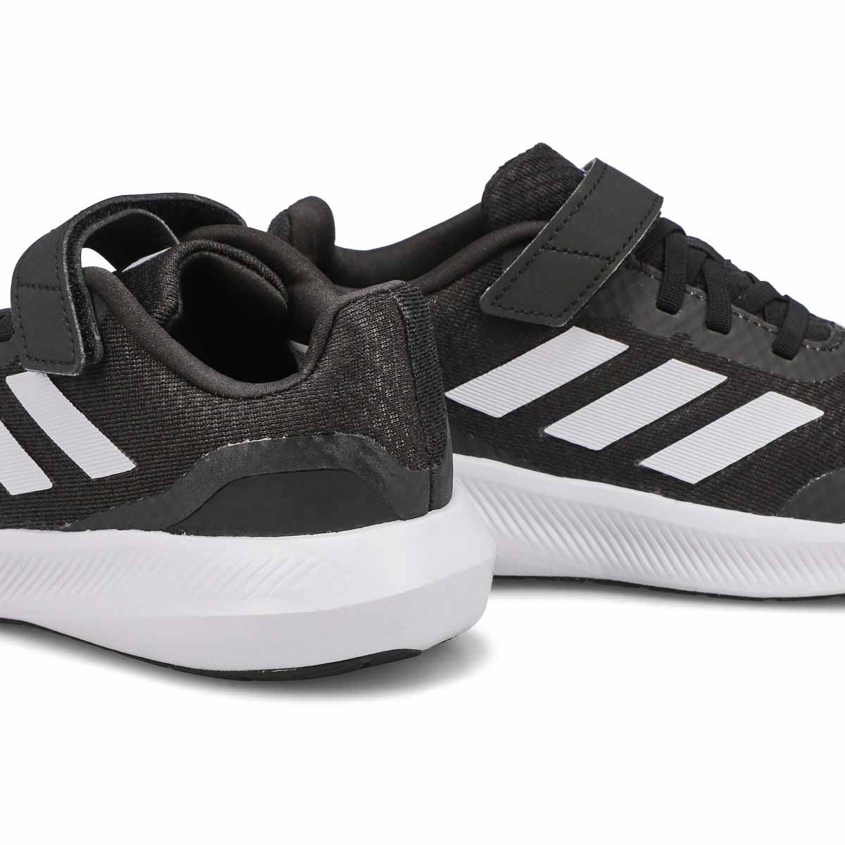 Boys black and deals white adidas