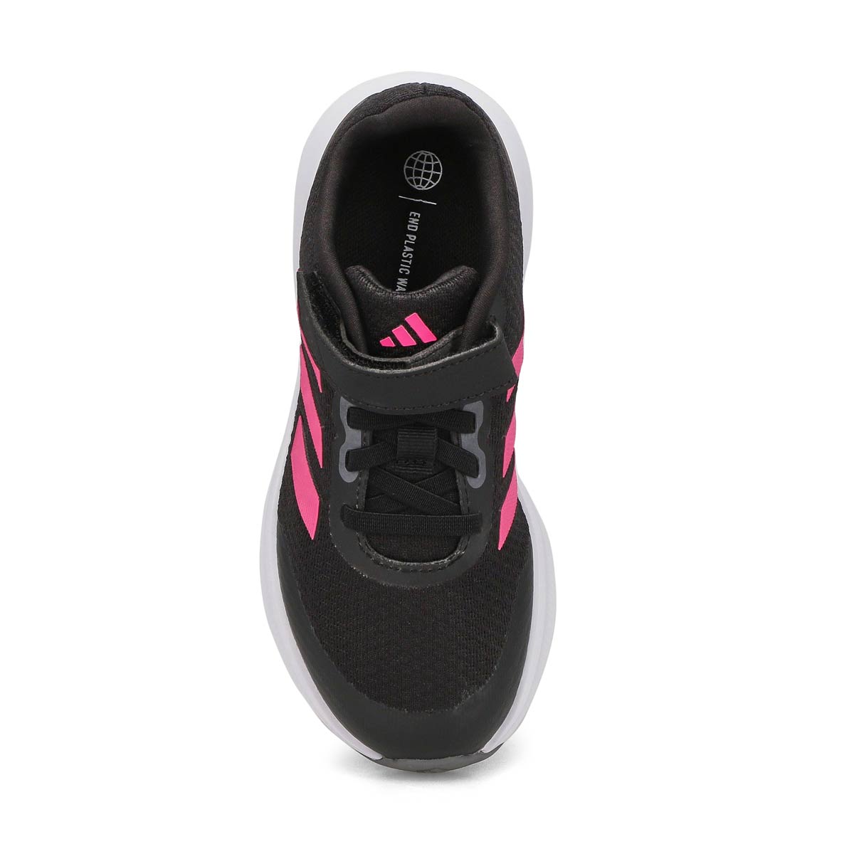 Girls' FunFalcon 3.0 EL K Sneaker - Black/Pink