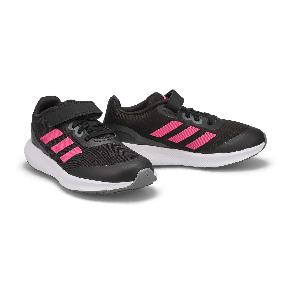 Girls' FunFalcon 3.0 EL K Sneaker - Black/Pink